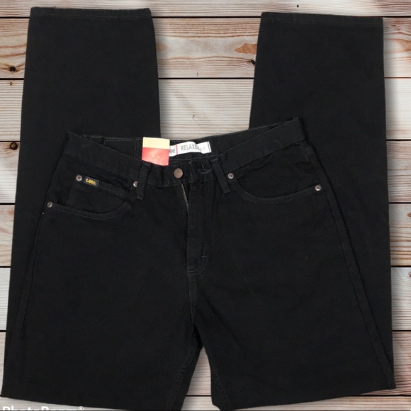 lee 100 cotton relaxed fit jeans
